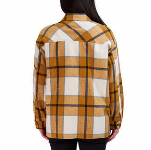 HFX Ladies' Shirt Jacket size S Yellow/Green - Picture 2 of 3